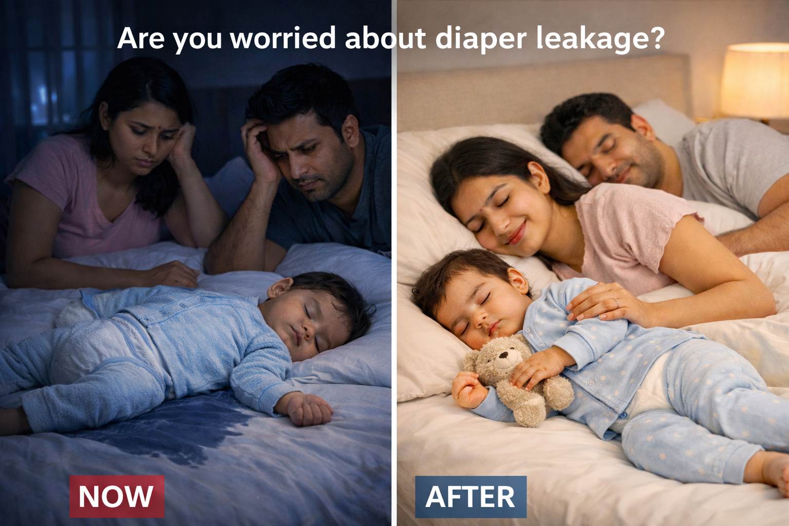 best baby diapers for night use in India