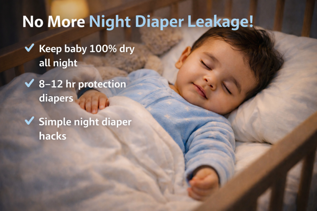 best baby diapers for night use in India
