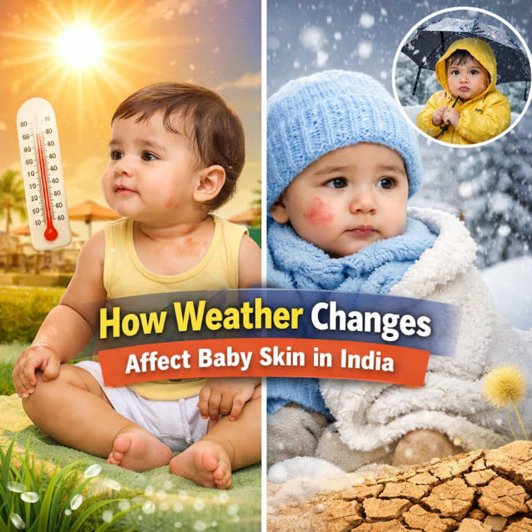 How Weather Changes Affect Baby Skin in India