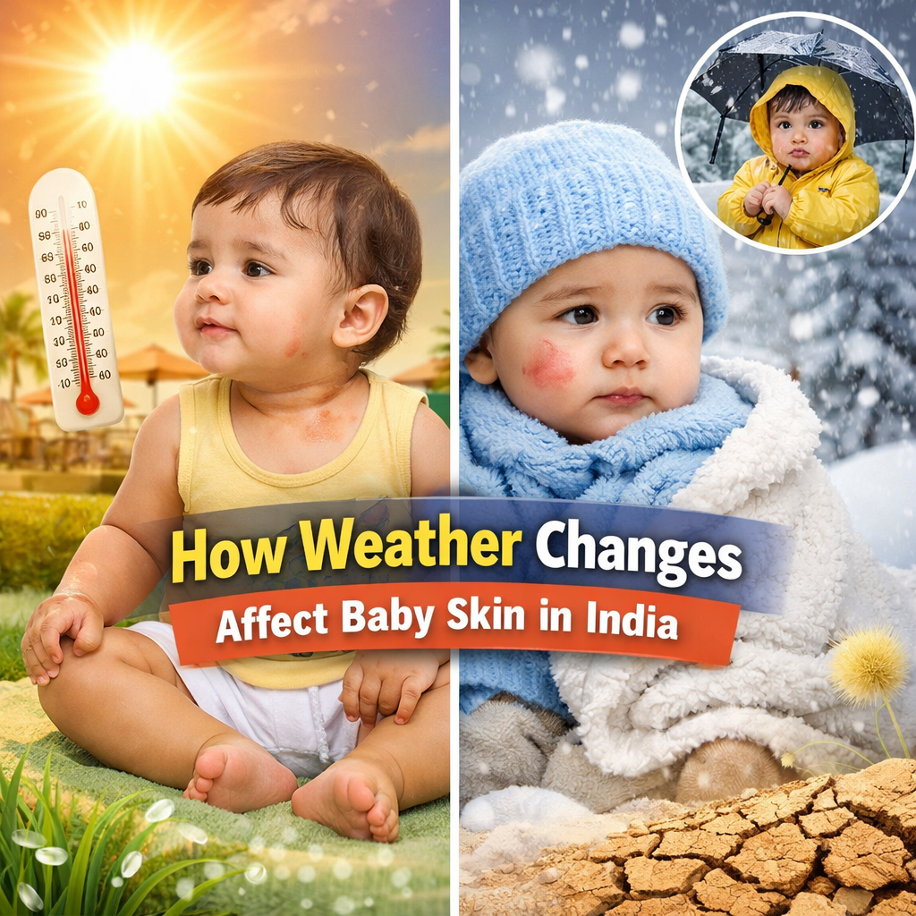 How Weather Changes Affect Baby Skin in India