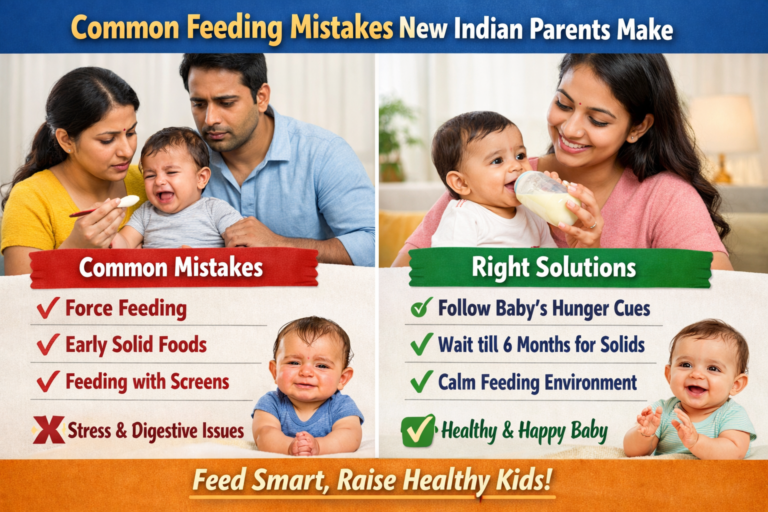 Common Feeding Mistakes New Indian Parents Make
