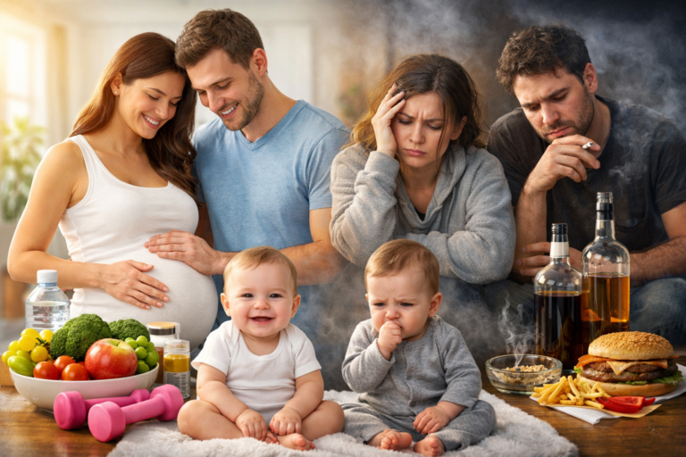 how parents' health affects baby health