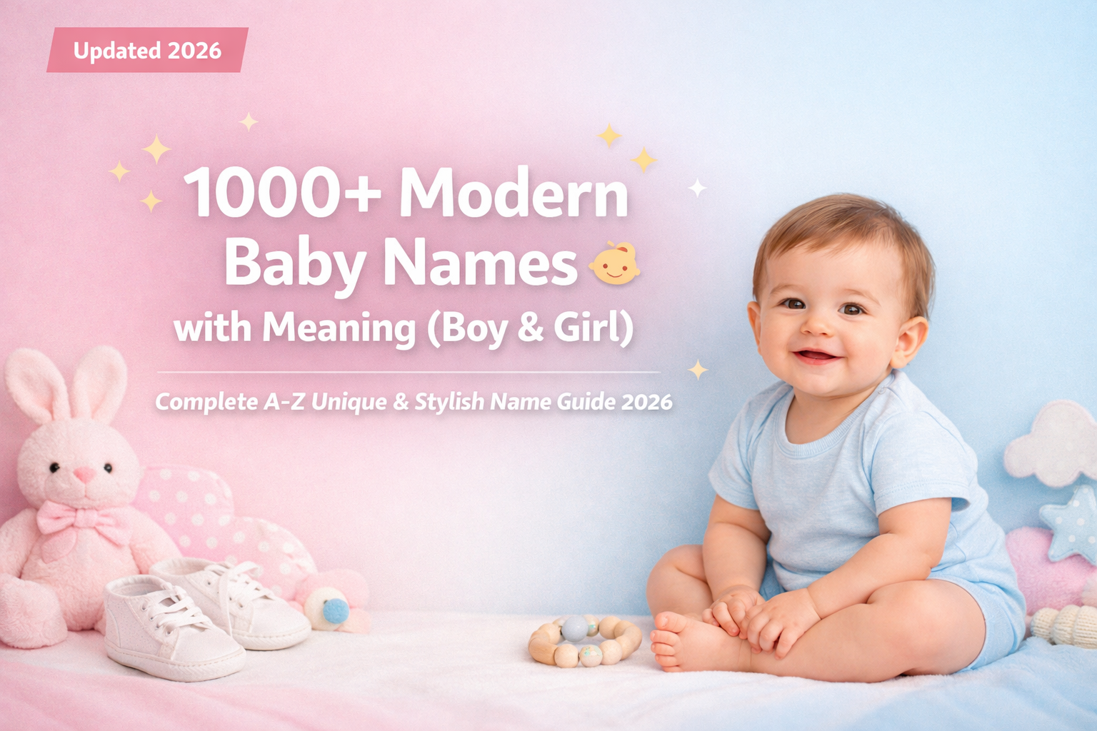 Modern Baby Names for boys and girls