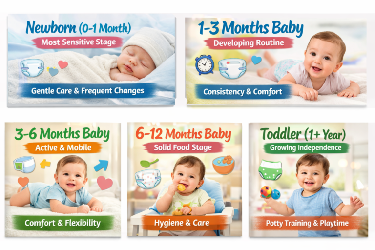 baby diaper changing frequency