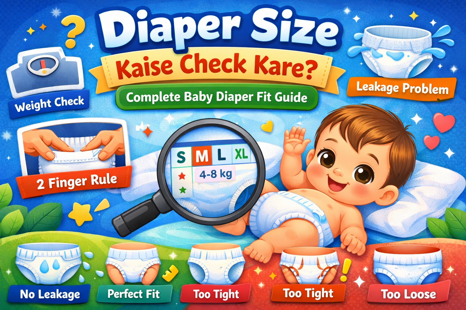 baby diaper size guide